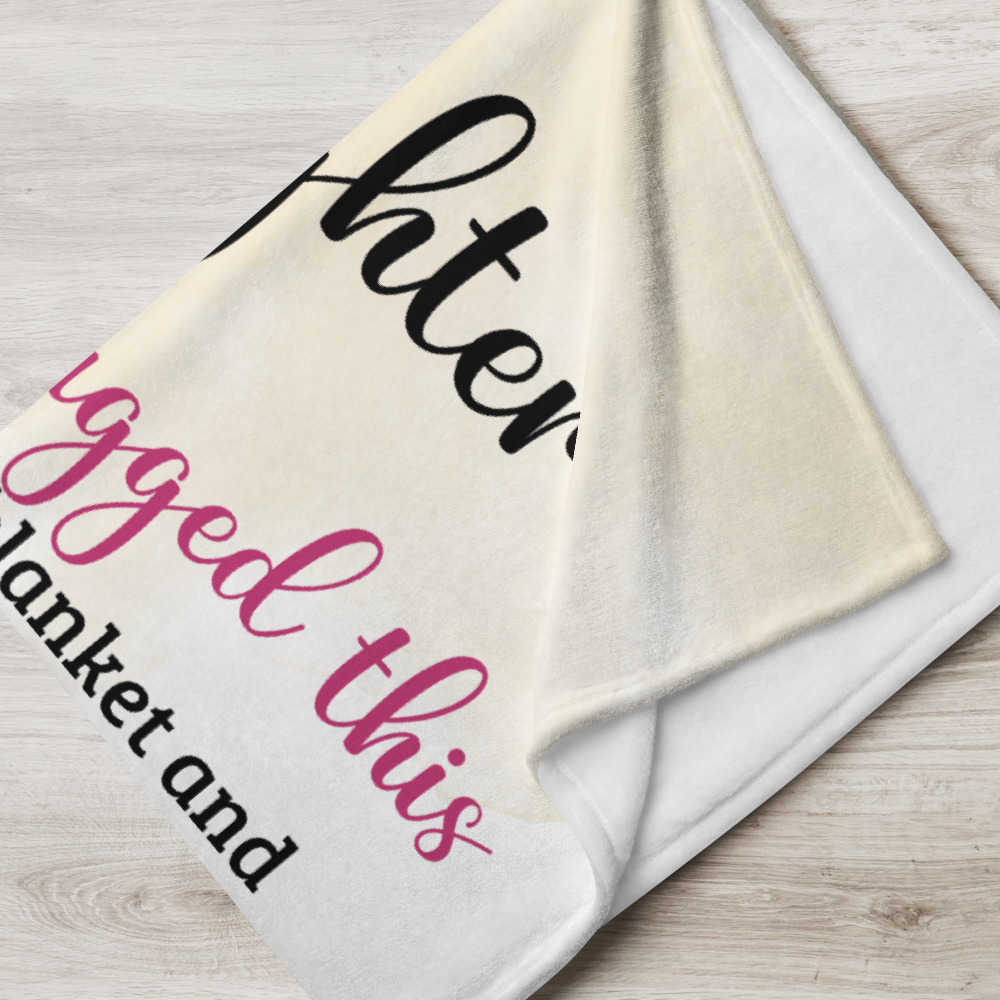 To My Granddaughter- Cute Squirrel Throw Blanket