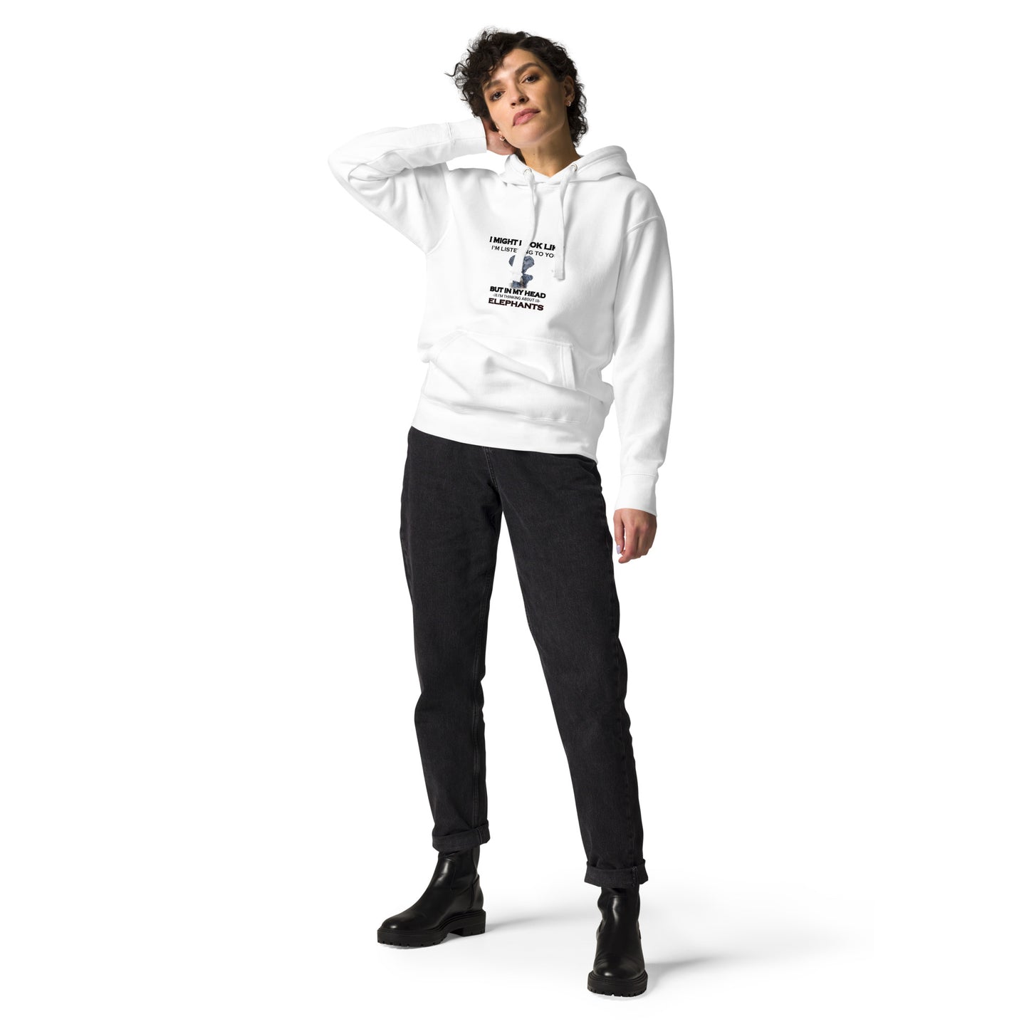 Thinking About Elephants | Unisex Hoodie