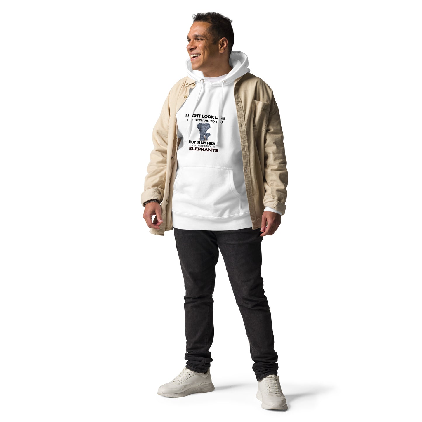 Thinking About Elephants | Unisex Hoodie