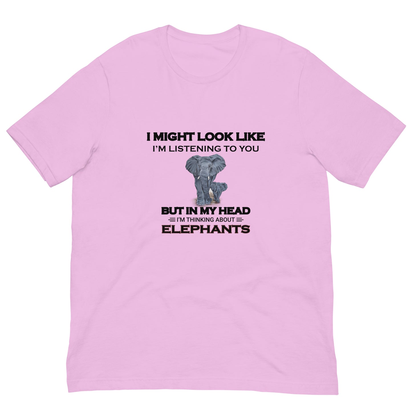 Unisex T-shirt - Thinking About Elephants