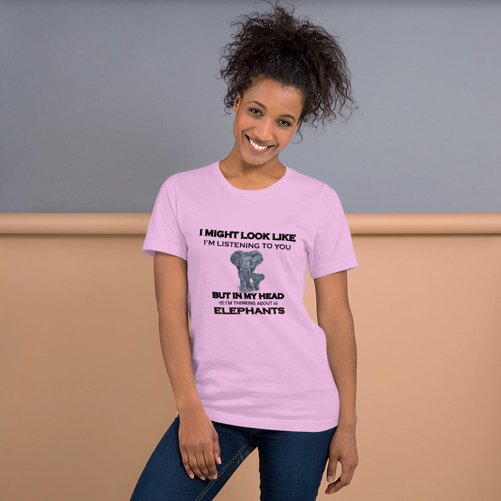Unisex T-shirt - Thinking About Elephants