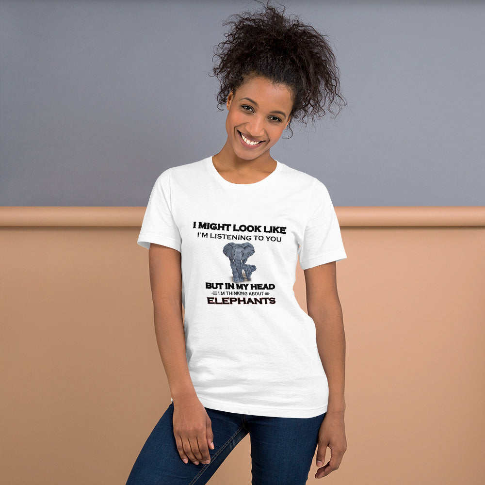 Unisex T-shirt - Thinking About Elephants