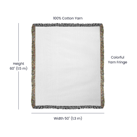 To My Daughter - Personalised Blanket Old Lion - Heirloom Woven Blanket 50*60