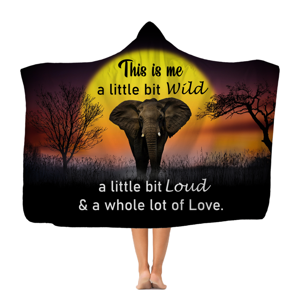 Wild and Loud - Premium Adult Hooded Blanket