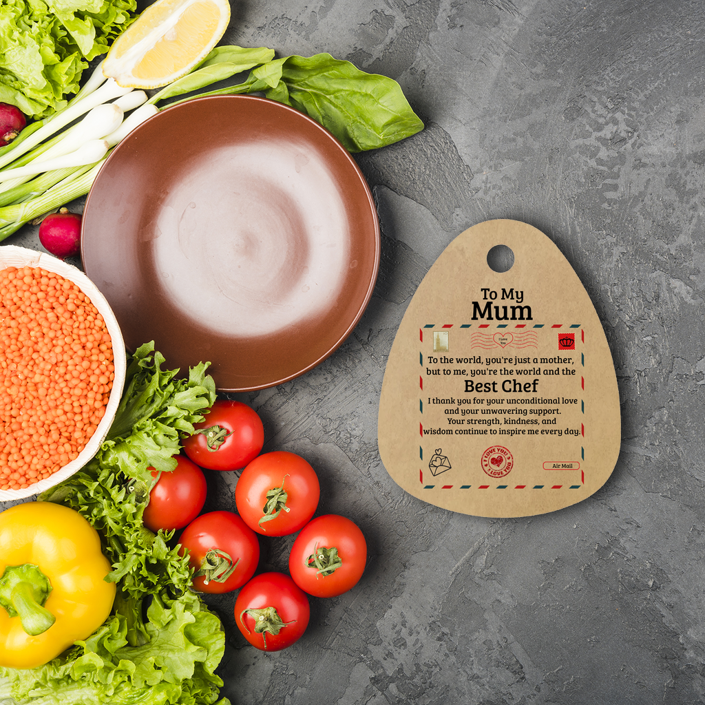 To My Mum | Best Chef | Cutting Board | AOP