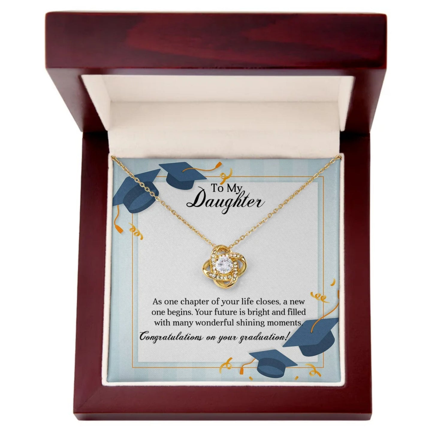 To My Daughter | Love Knot Necklace | New Chapter