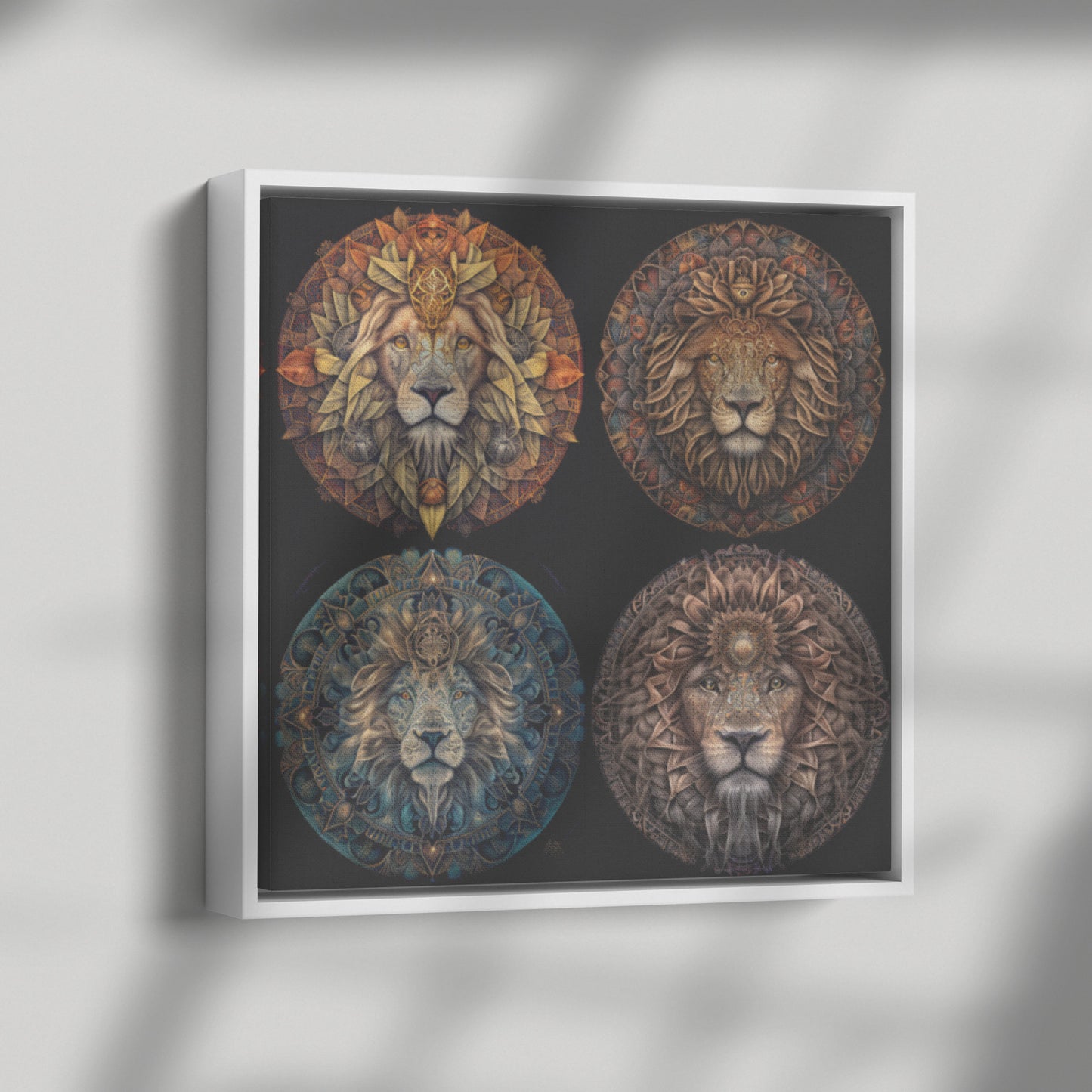 Square Framed Canvas - Gallery Quality Print