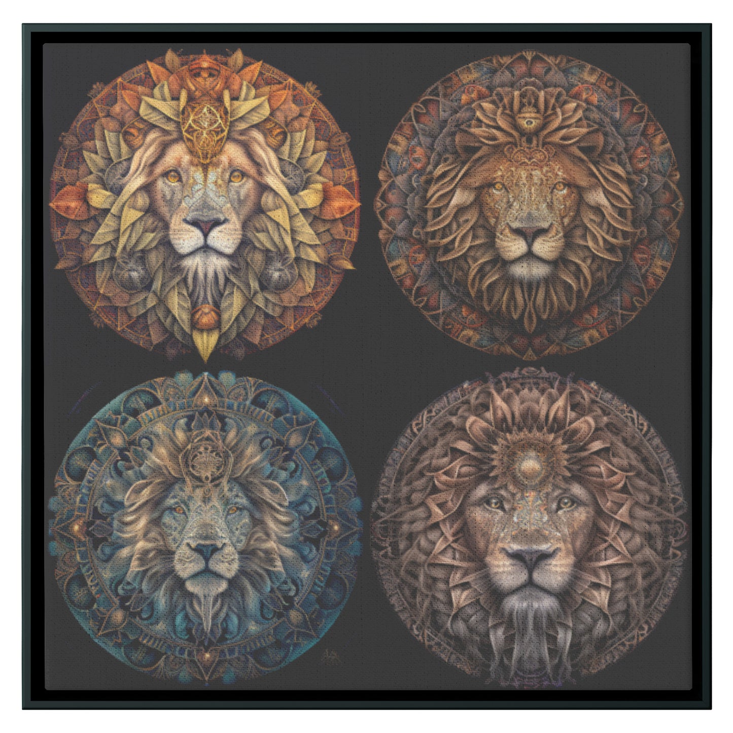Square Framed Canvas - Gallery Quality Print