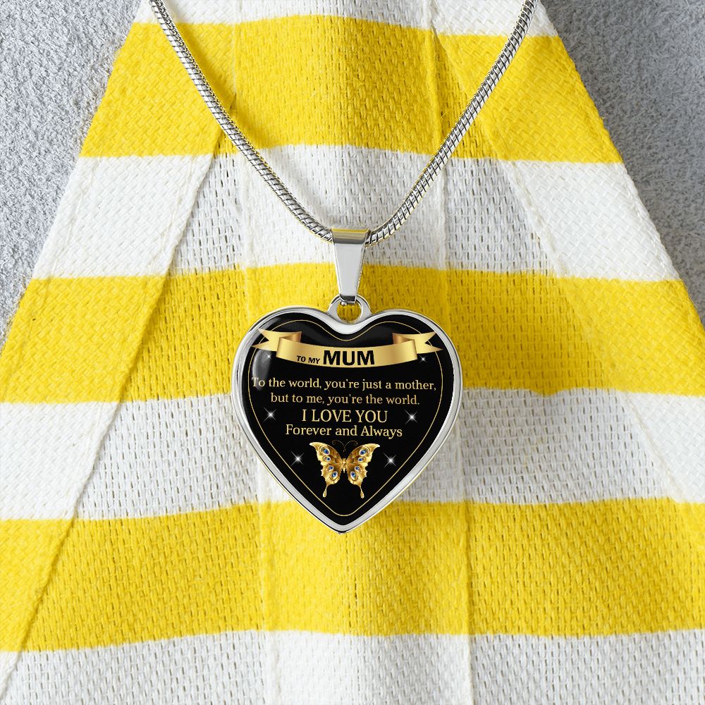 To My Mum | World | Heart Pendant