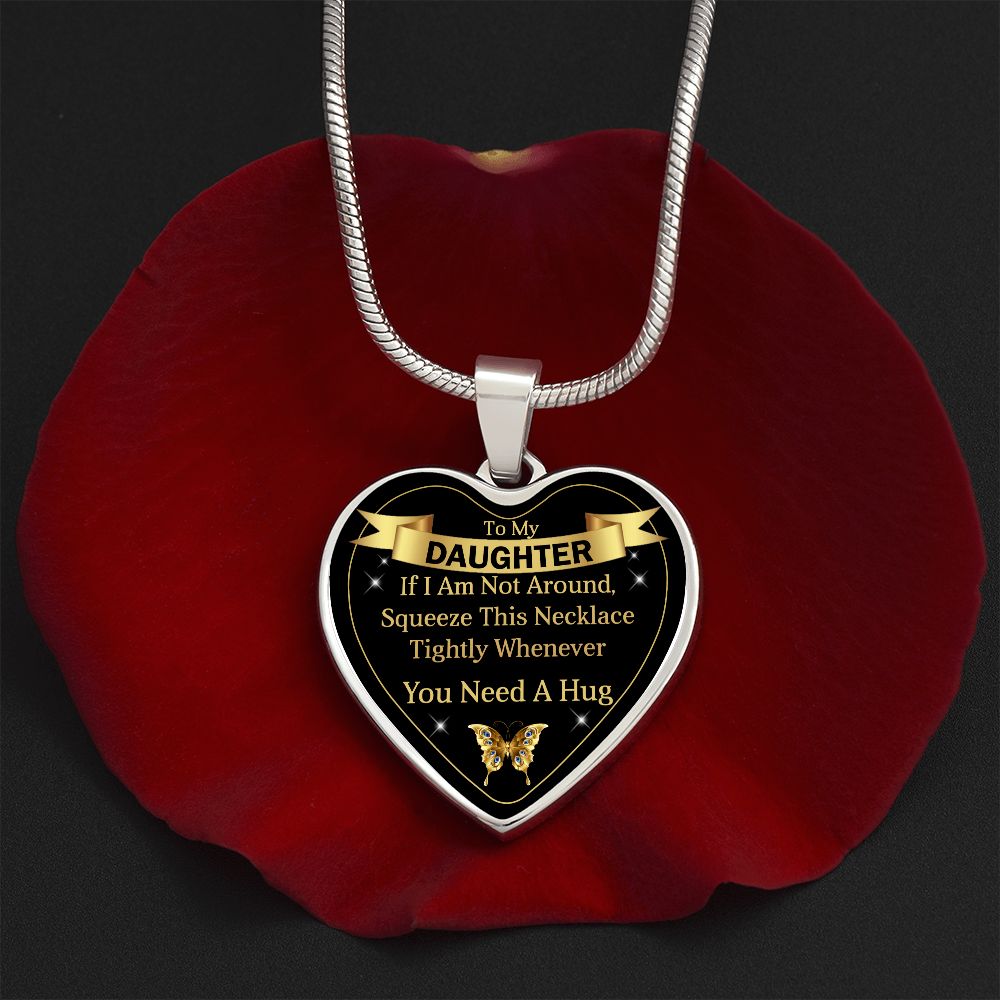 To My Daughter | Need a Hug | Heart Pendant | V2