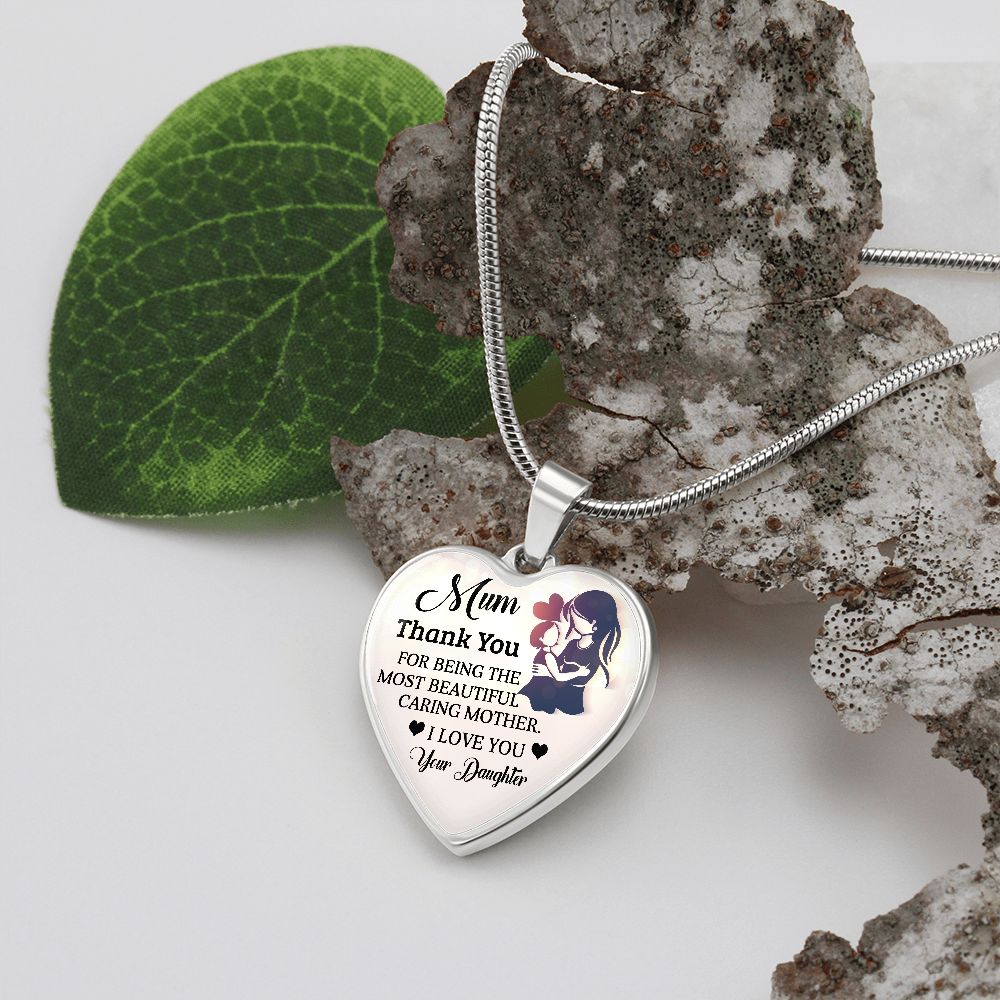 To My Mum | Thank You | Heart Pendant