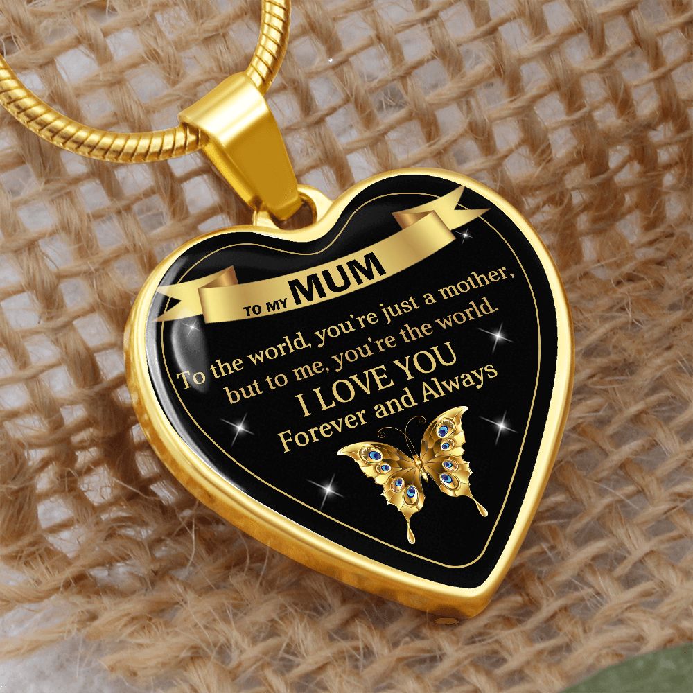 To My Mum | World | Heart Pendant