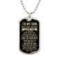 My Son | Never Forget - Dog Tag