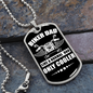Biker Dad Dog tag