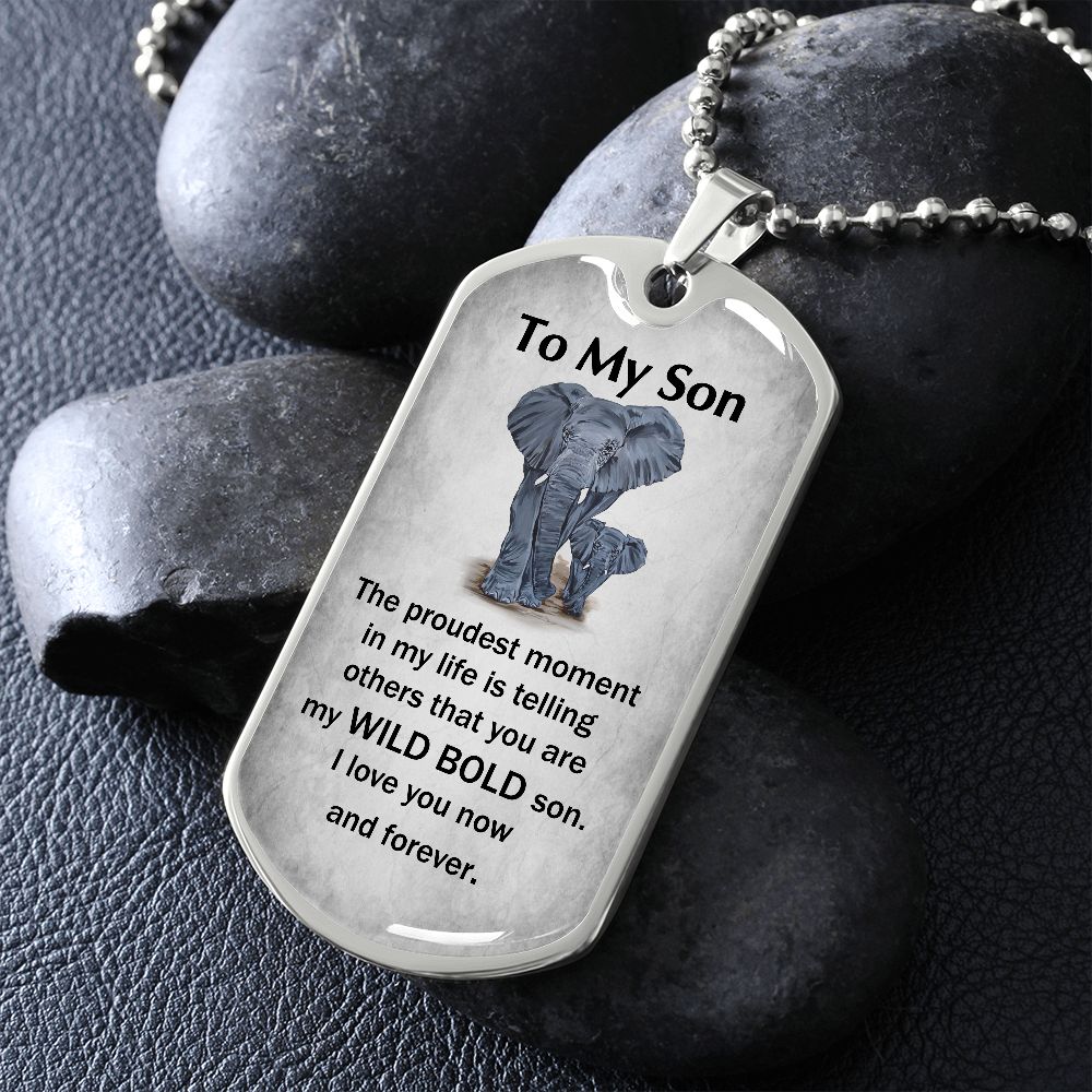 My Son | Wild Bold | Dog Tag | HJ