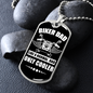 Biker Dad Dog tag