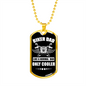 Biker Dad Dog tag