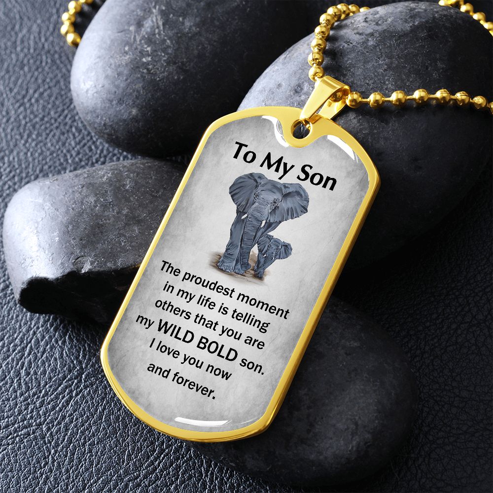 My Son | Wild Bold | Dog Tag | HJ