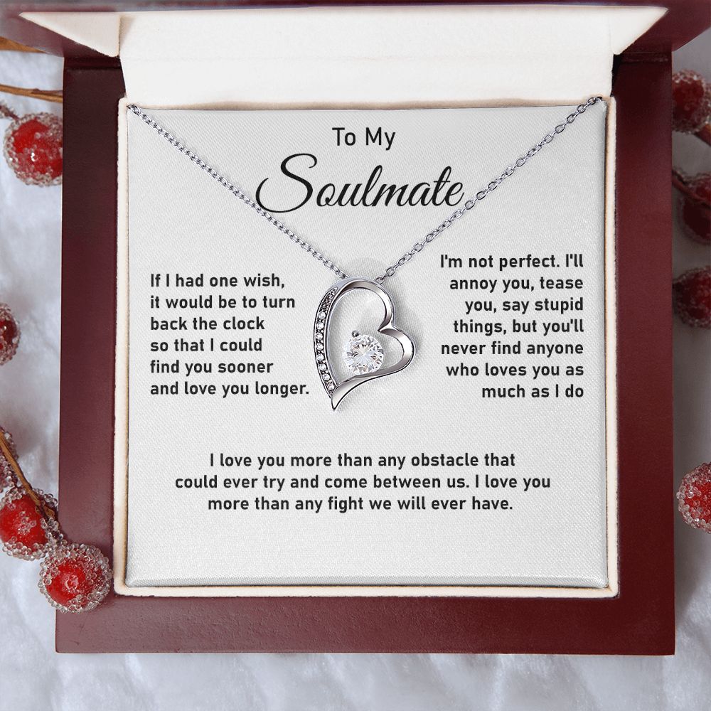 To My Soulmate | Sooner | Forever Love Necklace