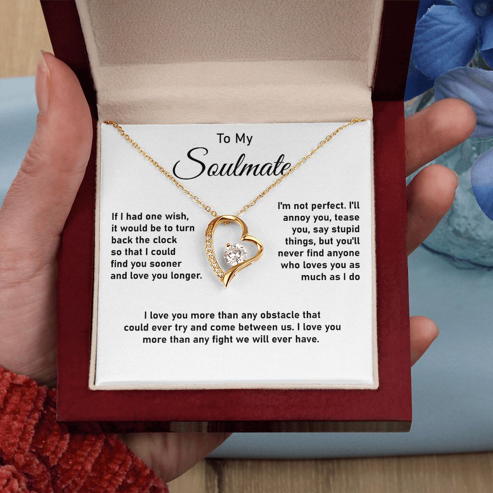 To My Soulmate | Sooner | Forever Love Necklace