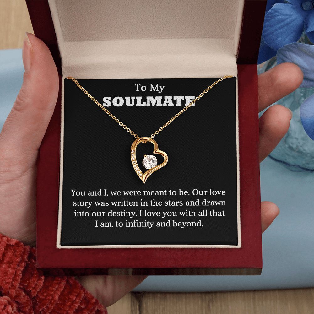 To My Soulmate | Infinity and Beyond | Forever Love Necklace
