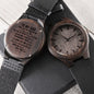 To My Dad | Catch & Throw | Engraved Wooden Watch