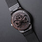 Biker Dad | Cooler | Engraved Wooden Watch