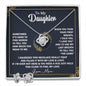 To My Daughter | First Breath | Love Knot Necklace | HJ