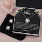 To My Mum | Blessed | Love Knot Necklace Set