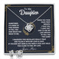 To My Daughter | First Breath | Love Knot Necklace | HJ