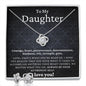 To My Daughter | Authentic Self | Love Knot Necklace