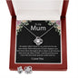 To My Mum | Blessed | Love Knot Necklace Set