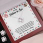 To My Mother-in Law | Thank You | Love Knot Necklace Set