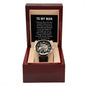To My Man | Time May Fly | Men's Openwork Watch