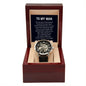 To My Man | My Home | Men's Openwork Watch