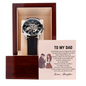 To my Dad from Daughter, The Men's Openwork Watch for Birthdays, Father's Day and Special Ocassions