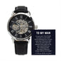 To My Man | My Home | Men's Openwork Watch
