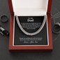 To My Dad from Son. Cuban Link Chain