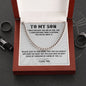 To My Son | I Smile | Cuban Link Chain | HJ