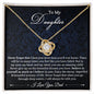 To My Daughter From Dad | Beautiful Dreams | Love Knot