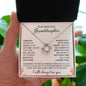 To My Granddaughter | Love Knot Necklace Gifts| Love & Light