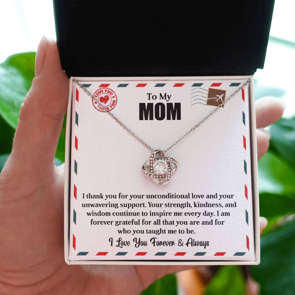 To My Mom | Inspire Me | Love Knot Necklace