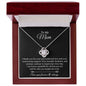 To My Mom | Unwavering Support | Love Knot Necklace