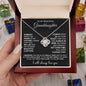 To My Granddaughter | Love Knot Necklace| In Your Heart