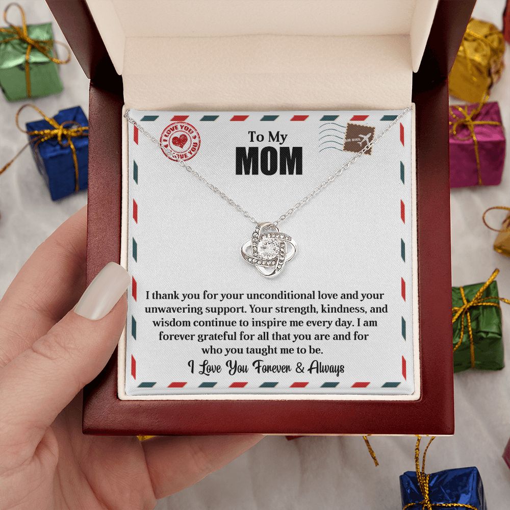 To My Mom | Inspire Me | Love Knot Necklace