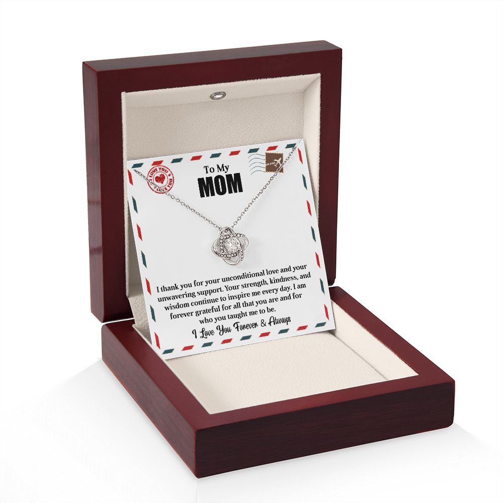To My Mom | Inspire Me | Love Knot Necklace