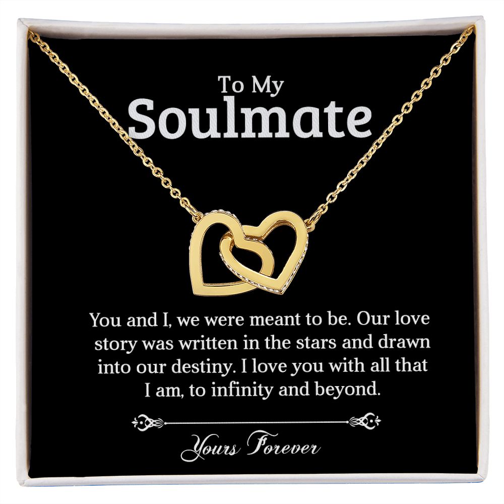 To My Soulmate | Love Story | Interlocking Hearts