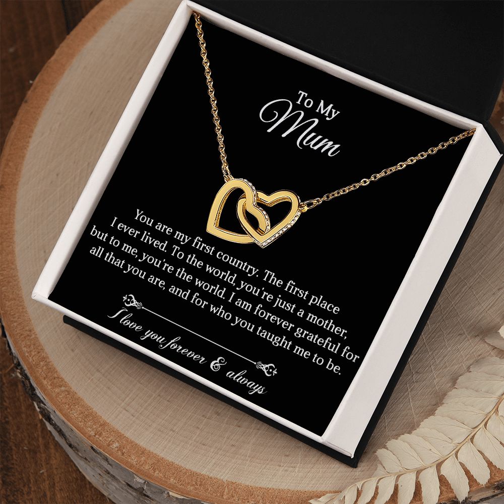 To My Mum | The World | Interlocking Hearts