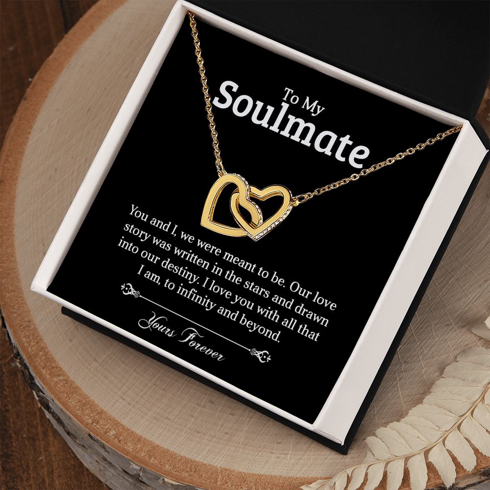 To My Soulmate | Love Story | Interlocking Hearts