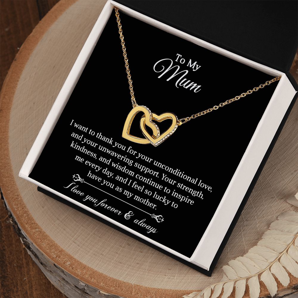 To My Mum | Thank You | Interlocking Hearts